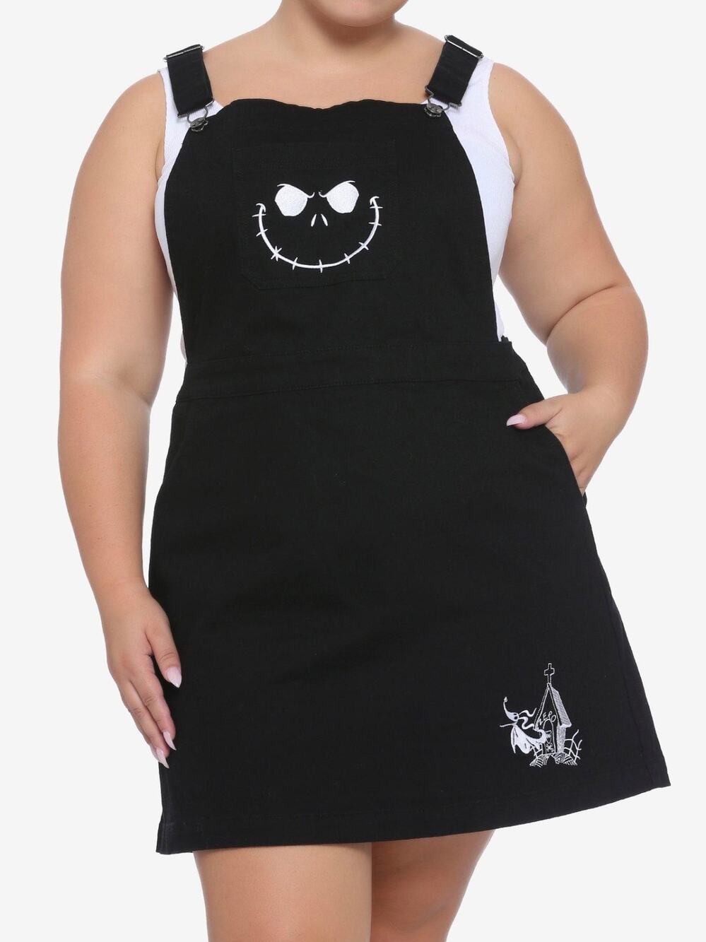 Disney Nightmare Before Christmas Jack Skellington Skirtall Dress XL Plus Goth